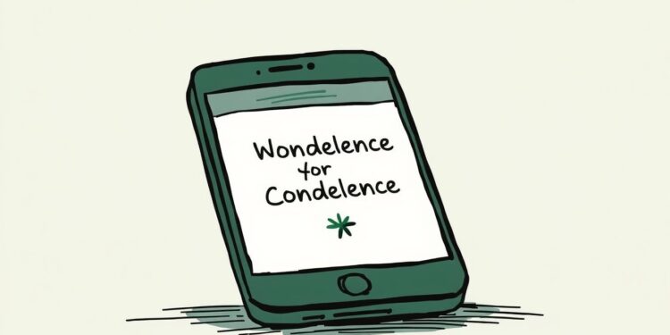 Beileid wünschen WhatsApp