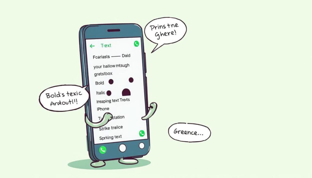 Eingabe auf Android und iPhone: WhatsApp Text Formatierung Eingabe auf Android und iPhone: WhatsApp Text Formatierung