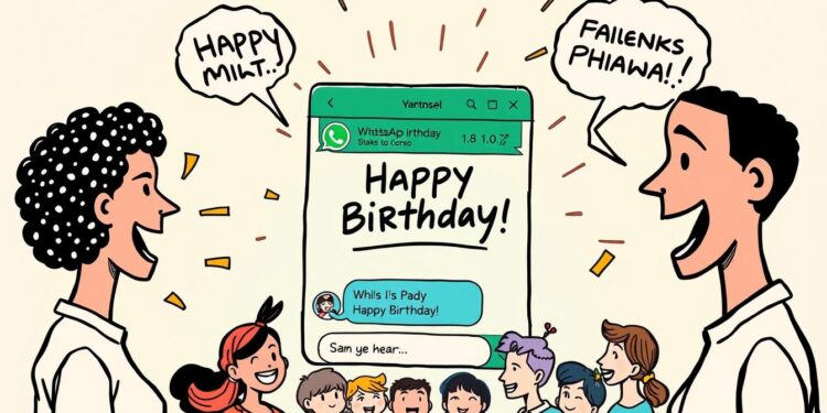 WhatsApp Geburtstag Einleitung