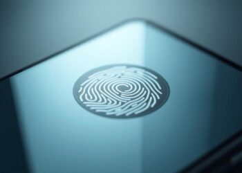 Fingerabdrucksensor Sicherheitstechnologie