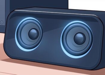 Dual-Lautsprecher in einem modernen Gerät