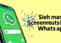 Sieht man Screenshots bei WhatsApp