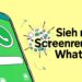 Sieht man Screenshots bei WhatsApp
