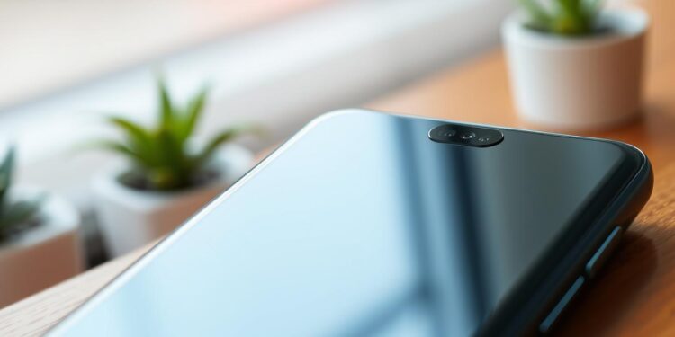 Smartphone mit Notch Design