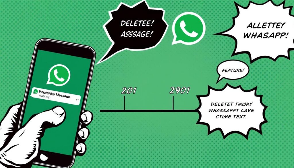 WhatsApp 1 Stunde löschen