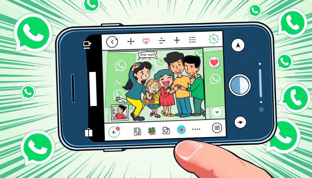 Bildbearbeitung WhatsApp
