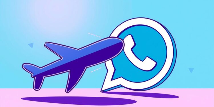 Flugmodus und WhatsApp – blaue Haken Flugmodus