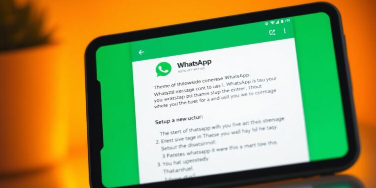 WhatsApp einrichten – Anleitung für neue Nutzer