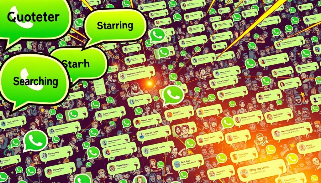 Ordnung und Tempo im WhatsApp Chat: Zitieren, Stern-Markierungen, Suchen