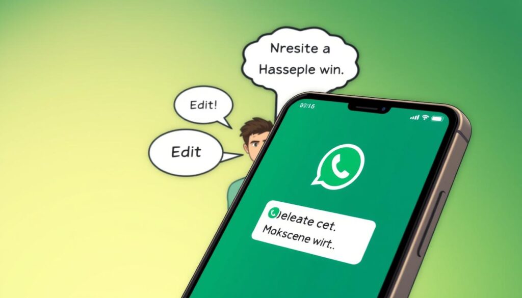 WhatsApp Bearbeiten vs. Löschen für alle