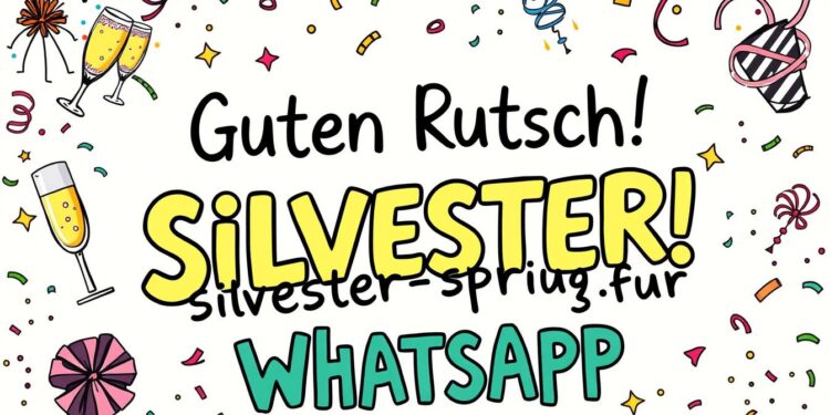 Guten Rutsch Silvester-Sprüche für WhatsApp