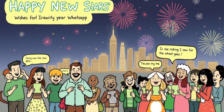 Neujahrswünsche für WhatsApp – Texte & Bilder