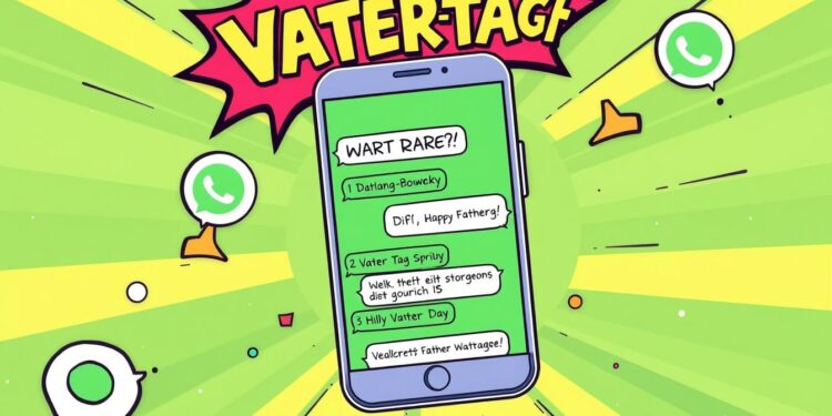 Vatertag-Sprüche für WhatsApp
