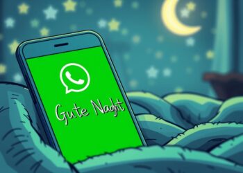 WhatsApp-Abendgrüße und Gute Nacht kombinieren